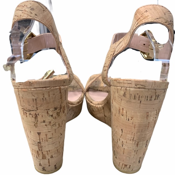 STUART WEITZMAN Twofer Cork Wedges - Picture 4 of 6